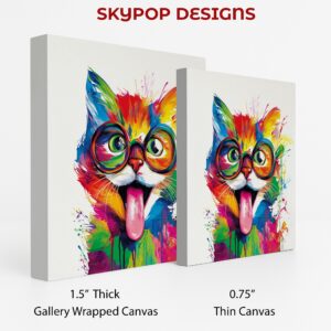 Colorful Cat Art