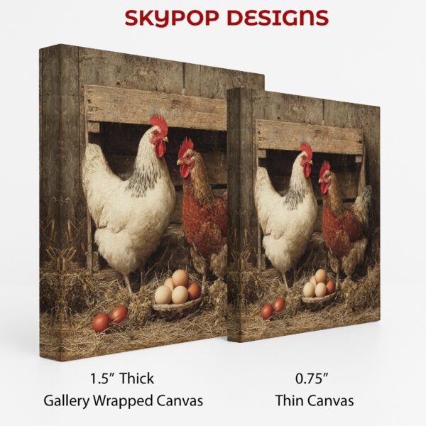 Rooster and Chicken Art