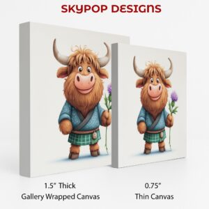 Highland Cow Art