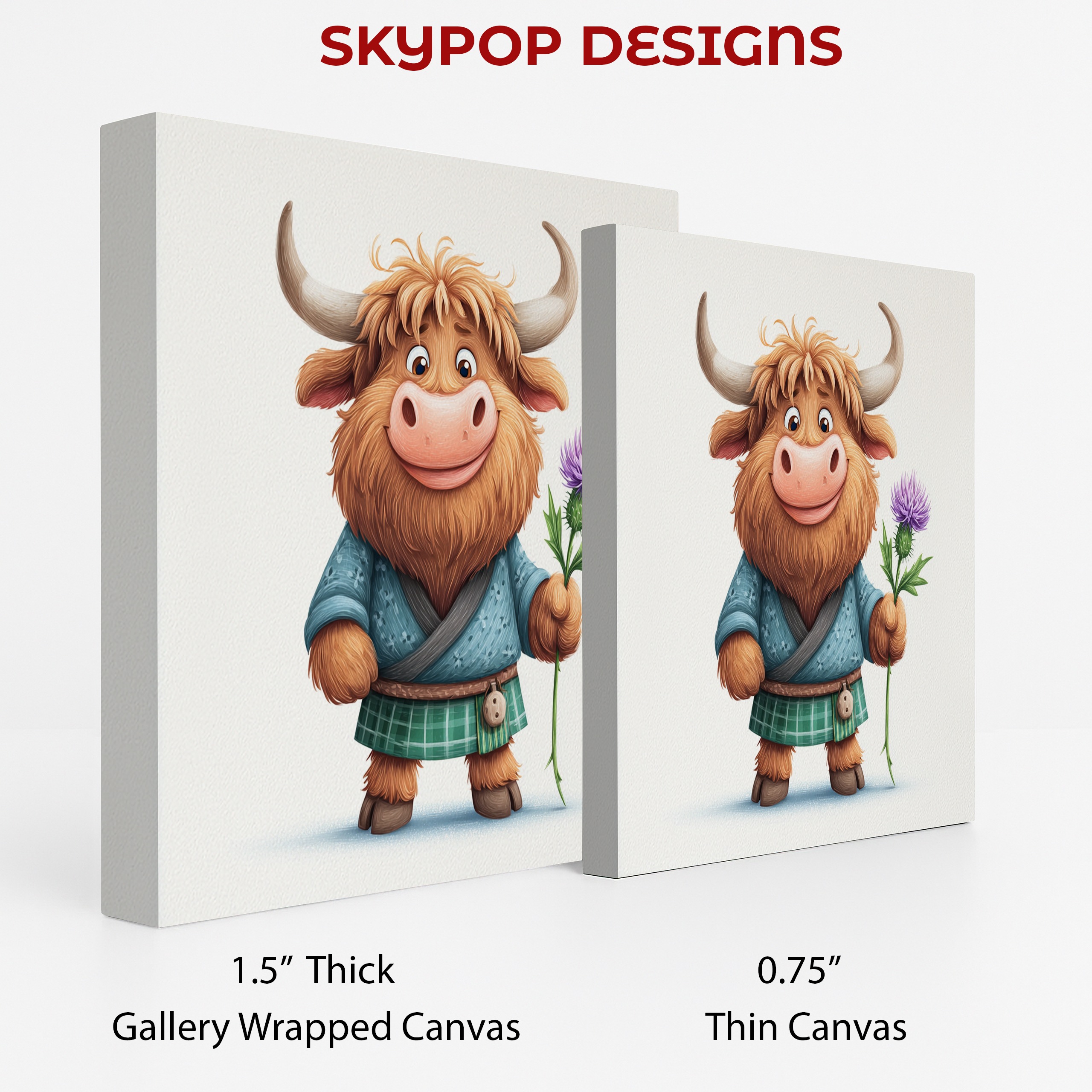 2.jpg Highland Cow Art