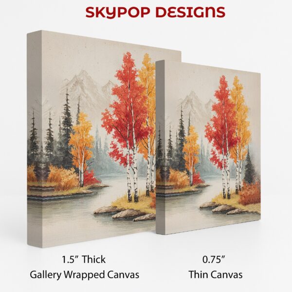 Autumn Birch Grove Art