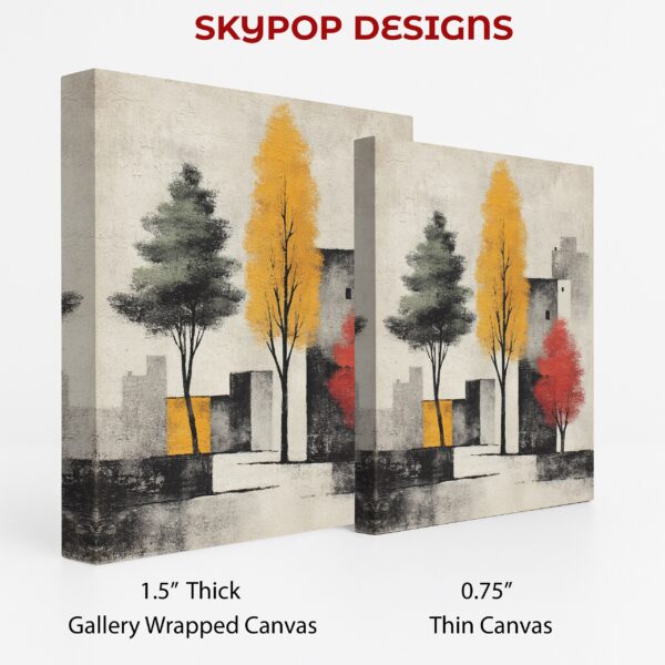 Urban Autumn Trees Art