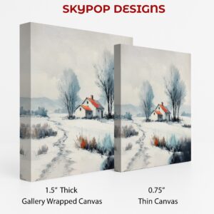 Winter Farmhouse Art