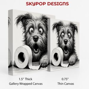 Yorkshire Terrier Toilet Paper Art