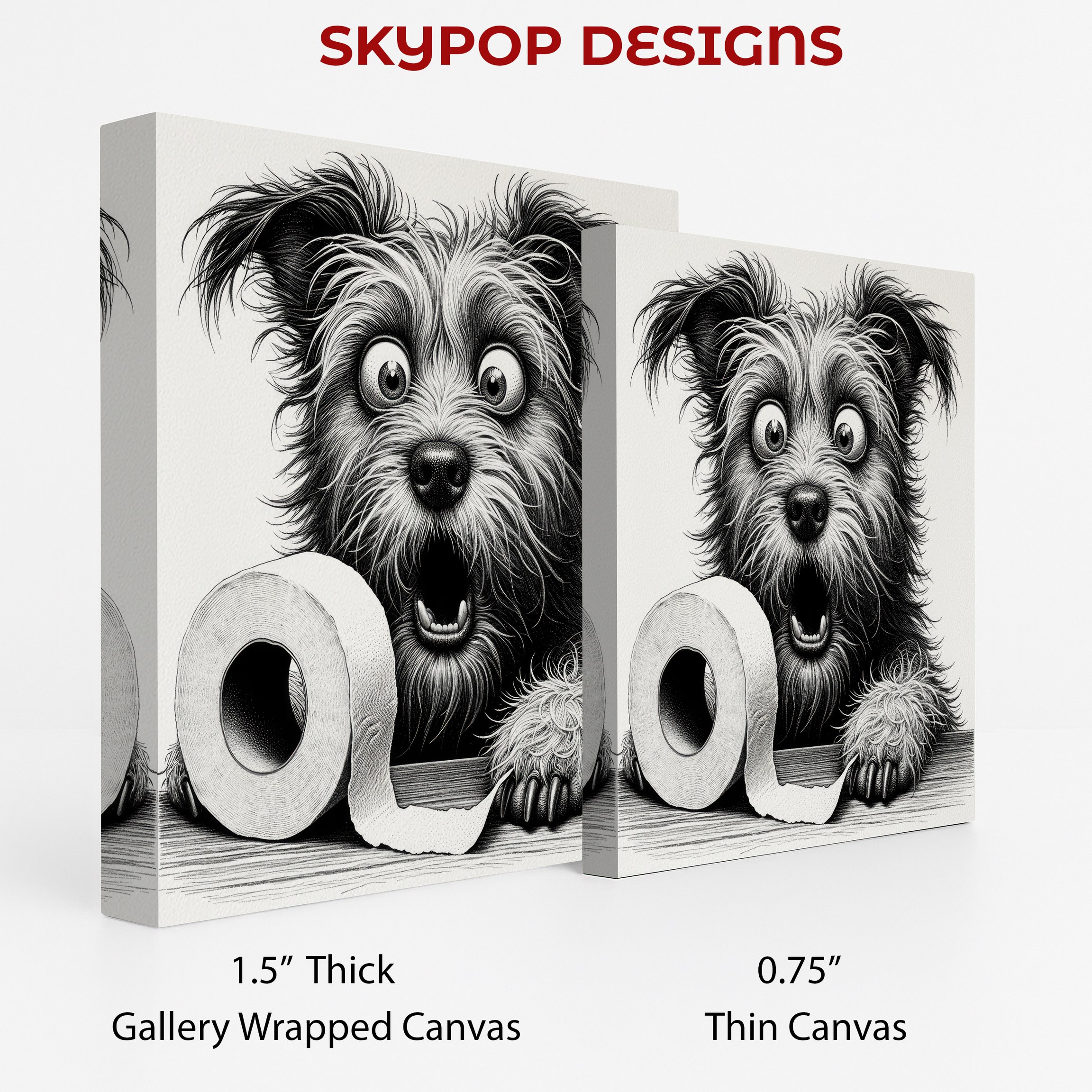 2.jpg Yorkshire Terrier Toilet Paper Art
