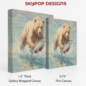 Bear Fishing Art