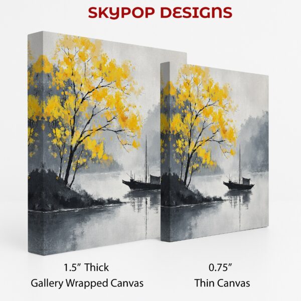 Yellow Tree Lake Art
