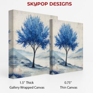 Blue Tree Art
