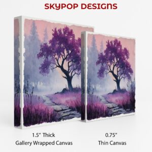 Purple Tree Art