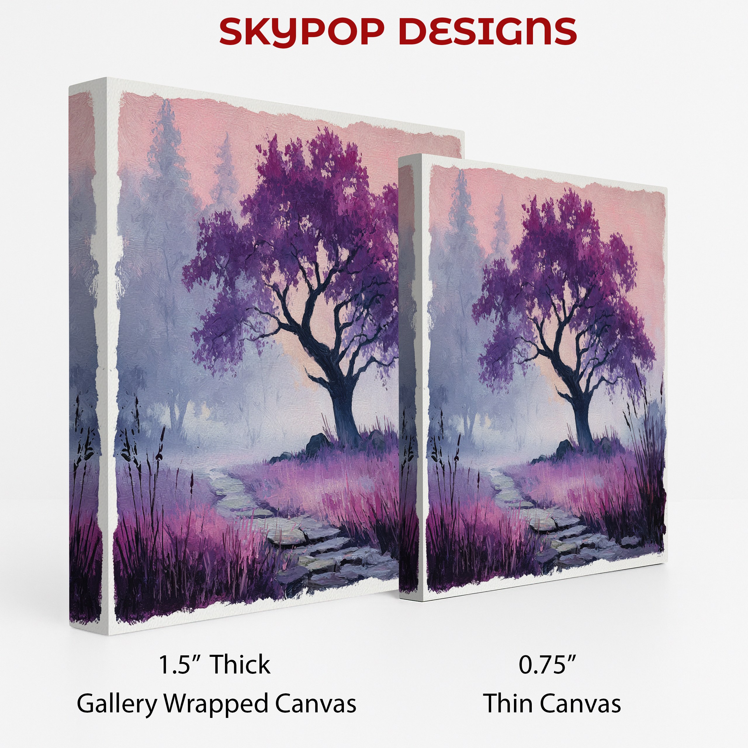 2.jpg Purple Tree Art