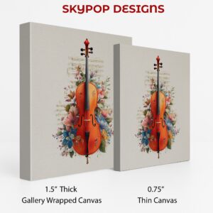 Violin Floral Symphony Art