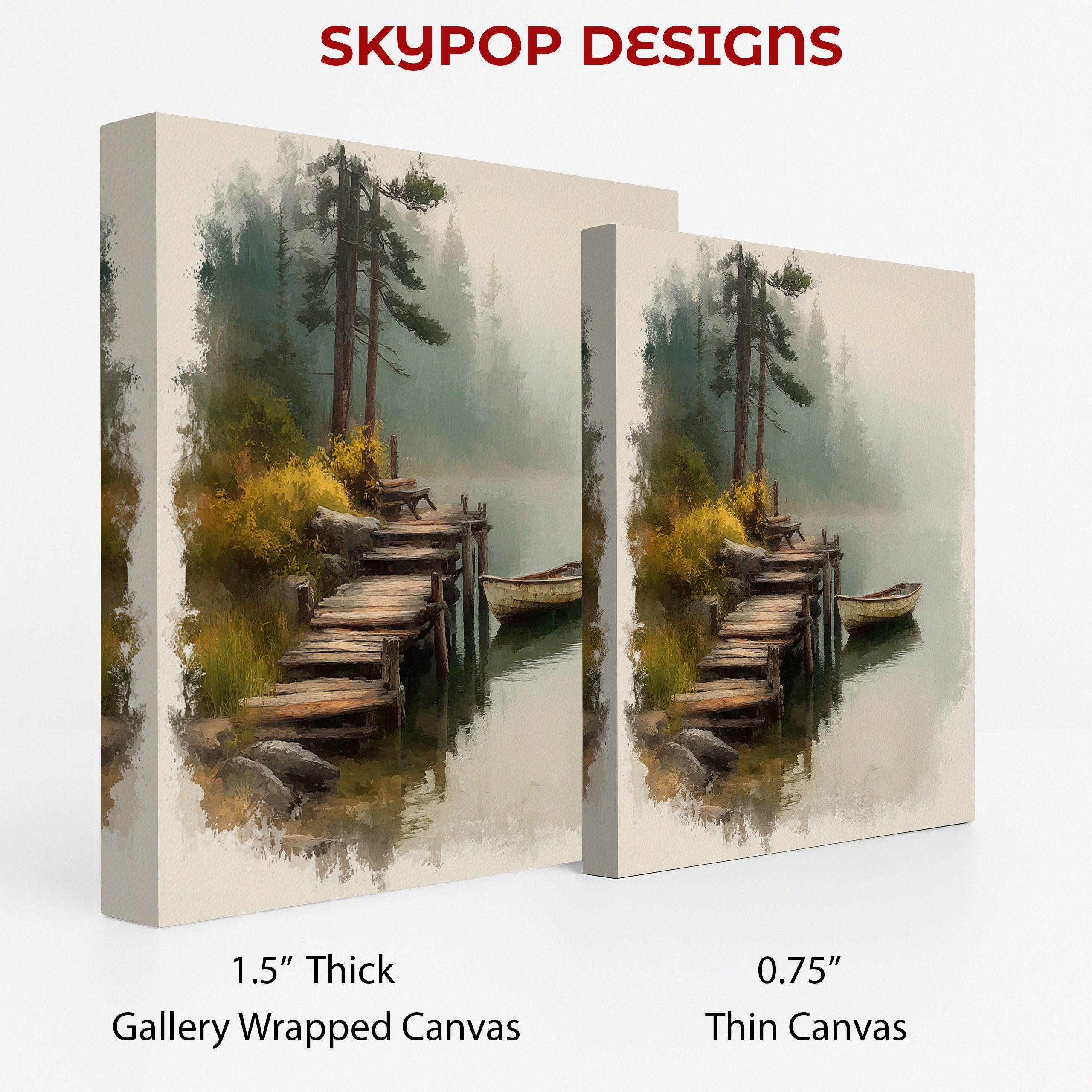 2.jpg Misty Lake Dock Art