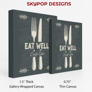 Eat Well Laugh Often Art