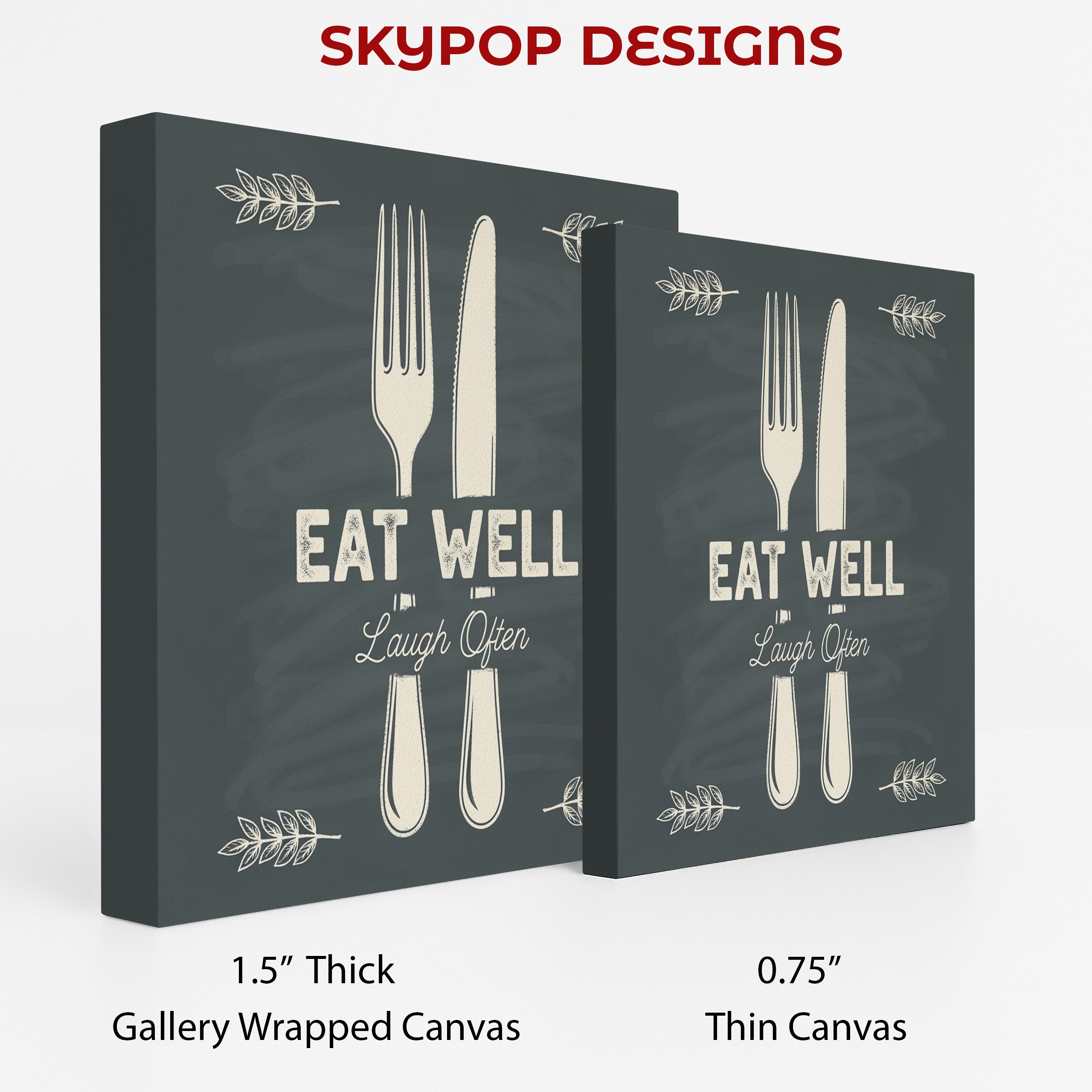 2.jpg Eat Well Laugh Often Art