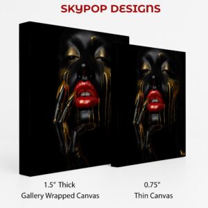 Golden Drip Glamour Art
