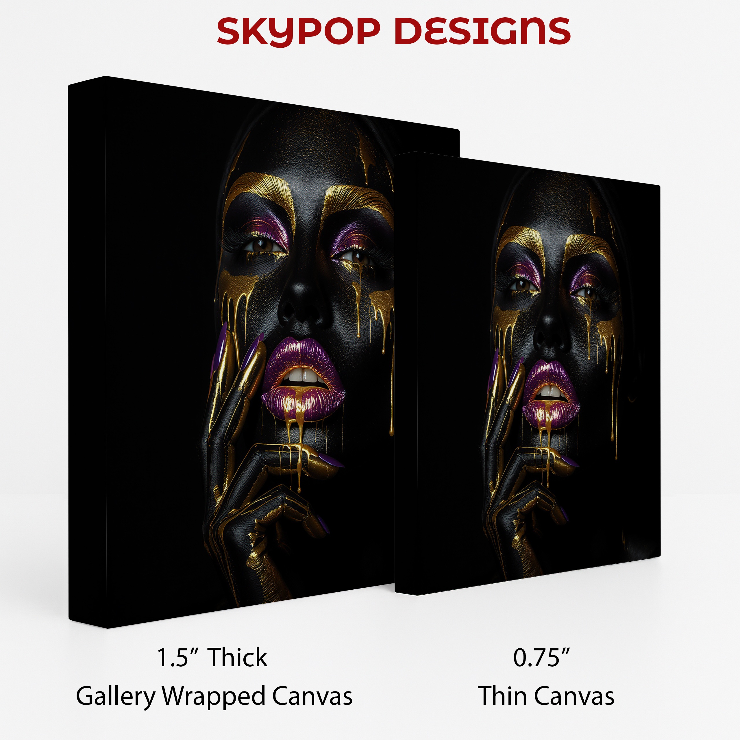 2.jpg Golden Drip Face Art