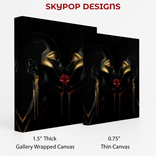 Golden Kiss Black Art