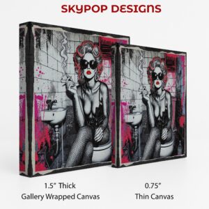 Glamorous Bathroom Diva Art
