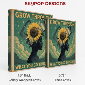 Sunflower Growth Art