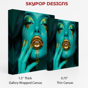 Golden Drip Makeup Art