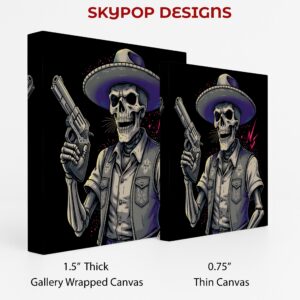 Gunslinger Skull Art