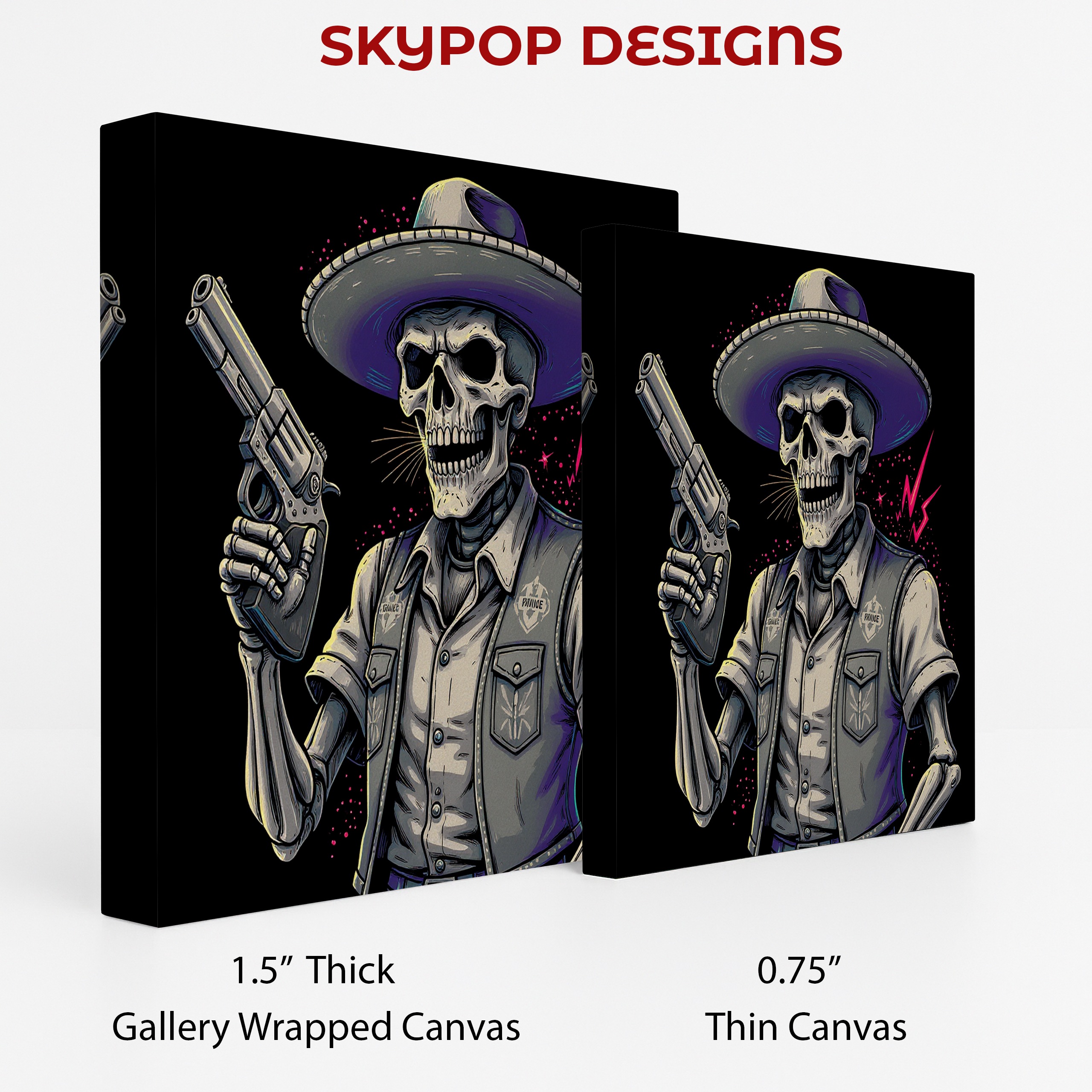 2.jpg Gunslinger Skull Art