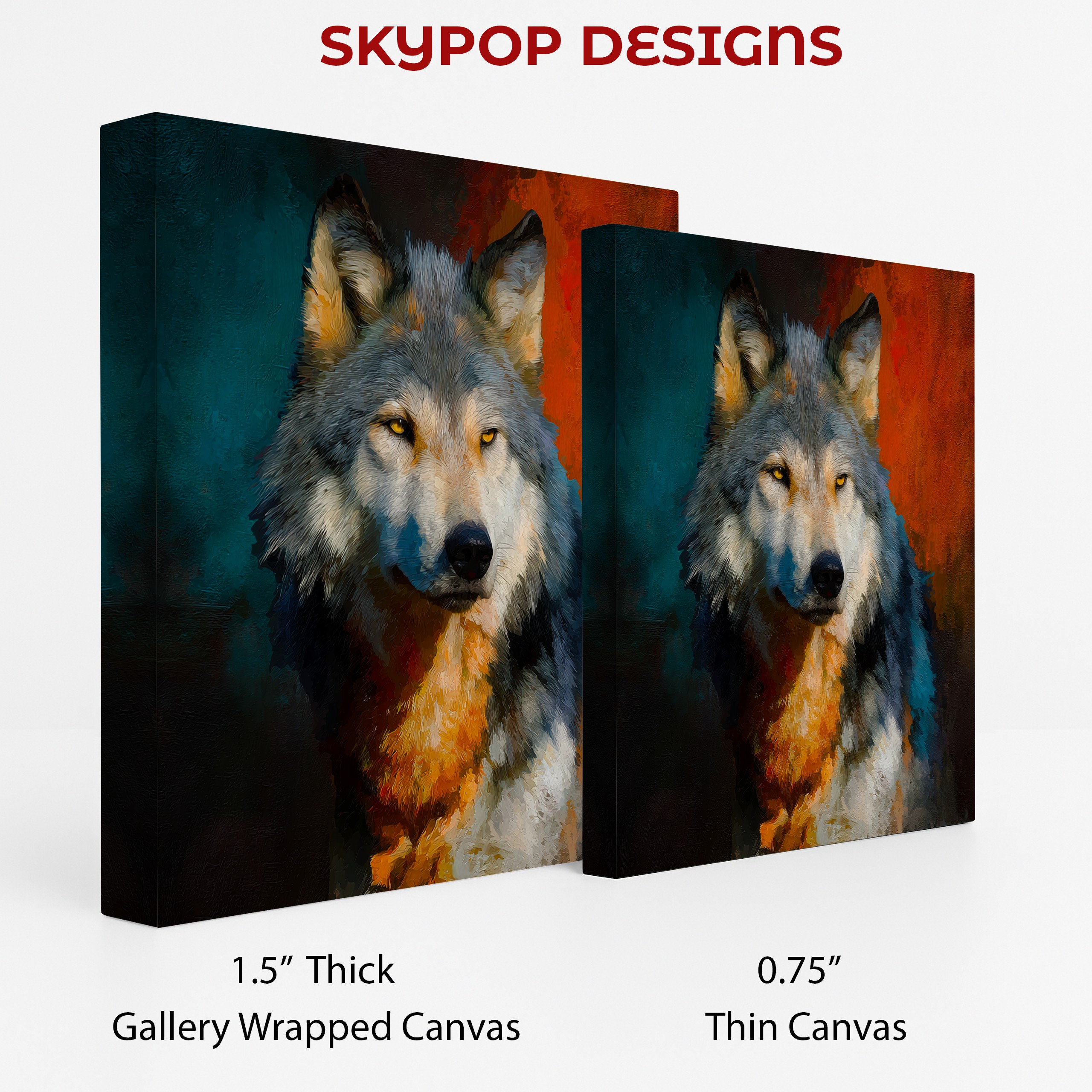 2.jpg Wolf Portrait Art