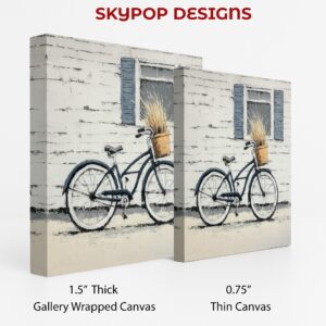 Vintage Bicycle Basket Art