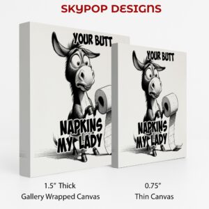 Donkey Toilet Paper Art