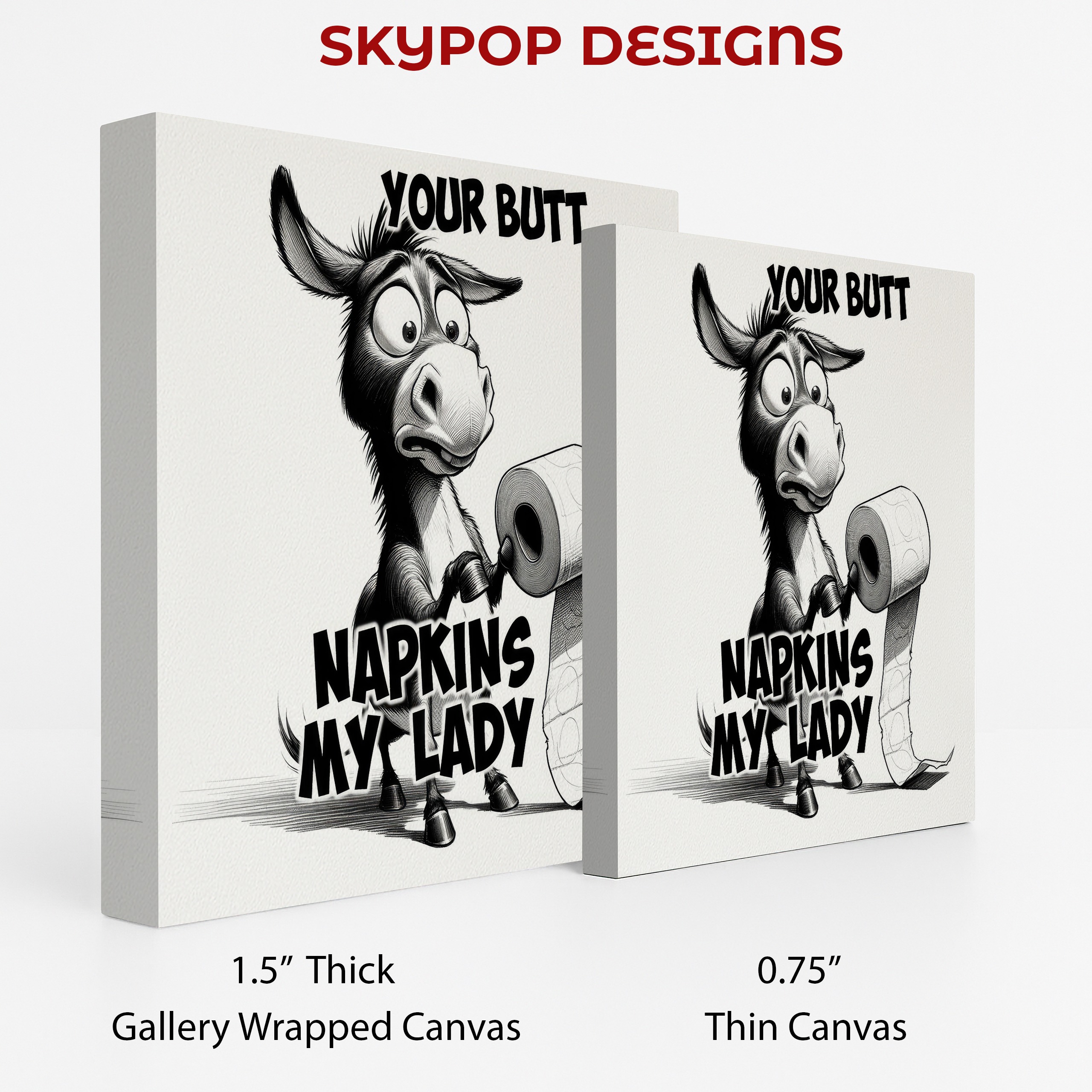 2.jpg Donkey Toilet Paper Art
