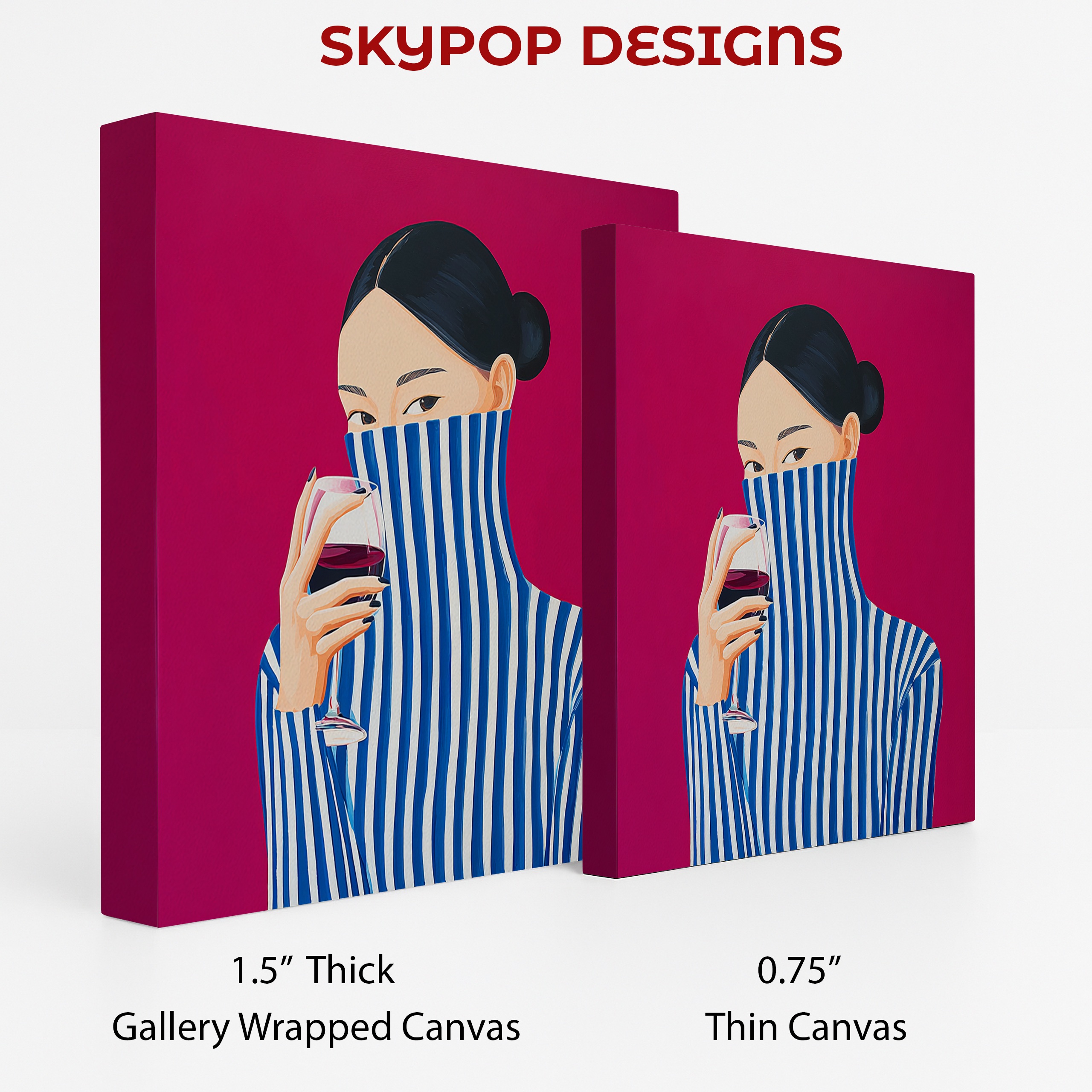 2.jpg Striped Turtleneck Art