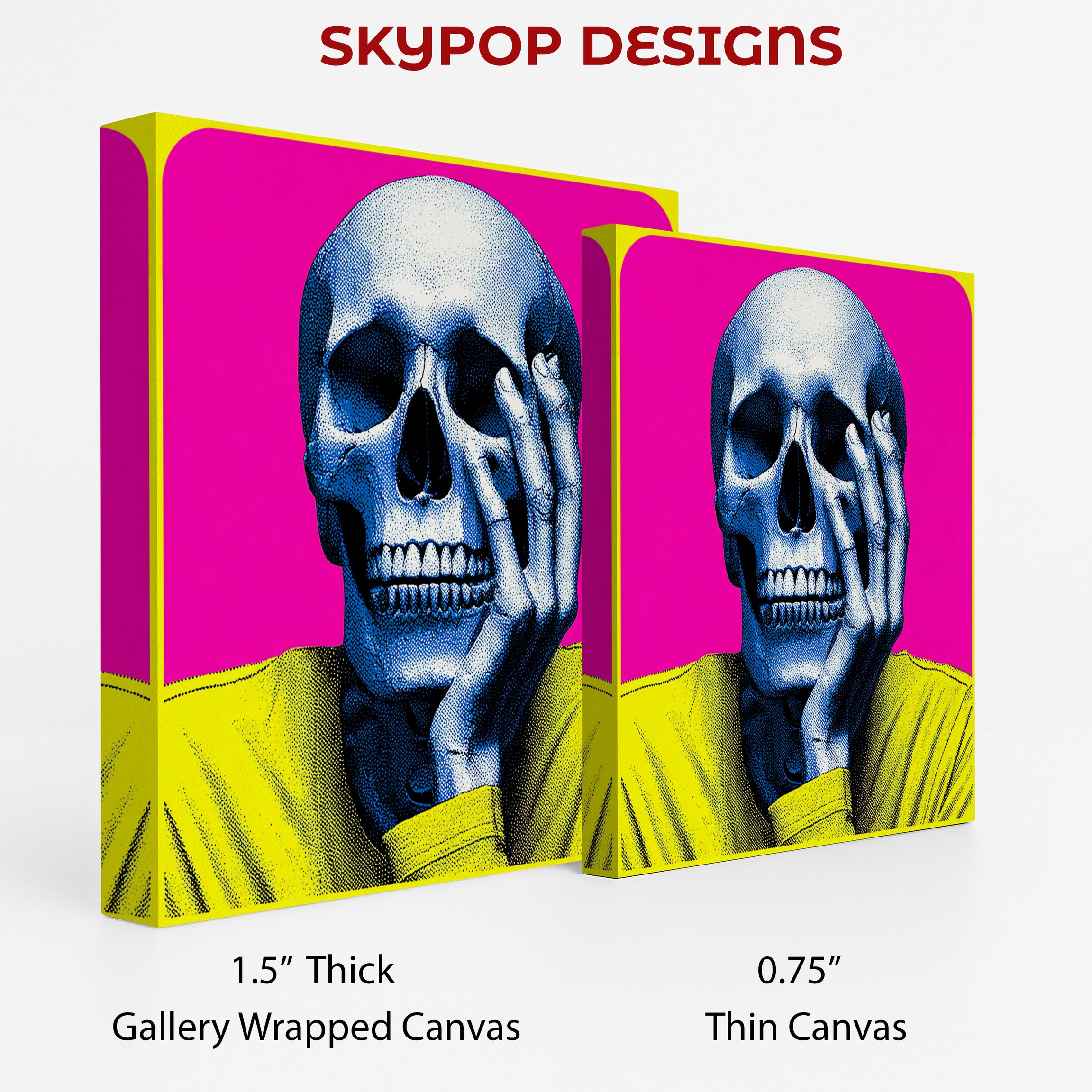 2.jpg Neon Skull Art
