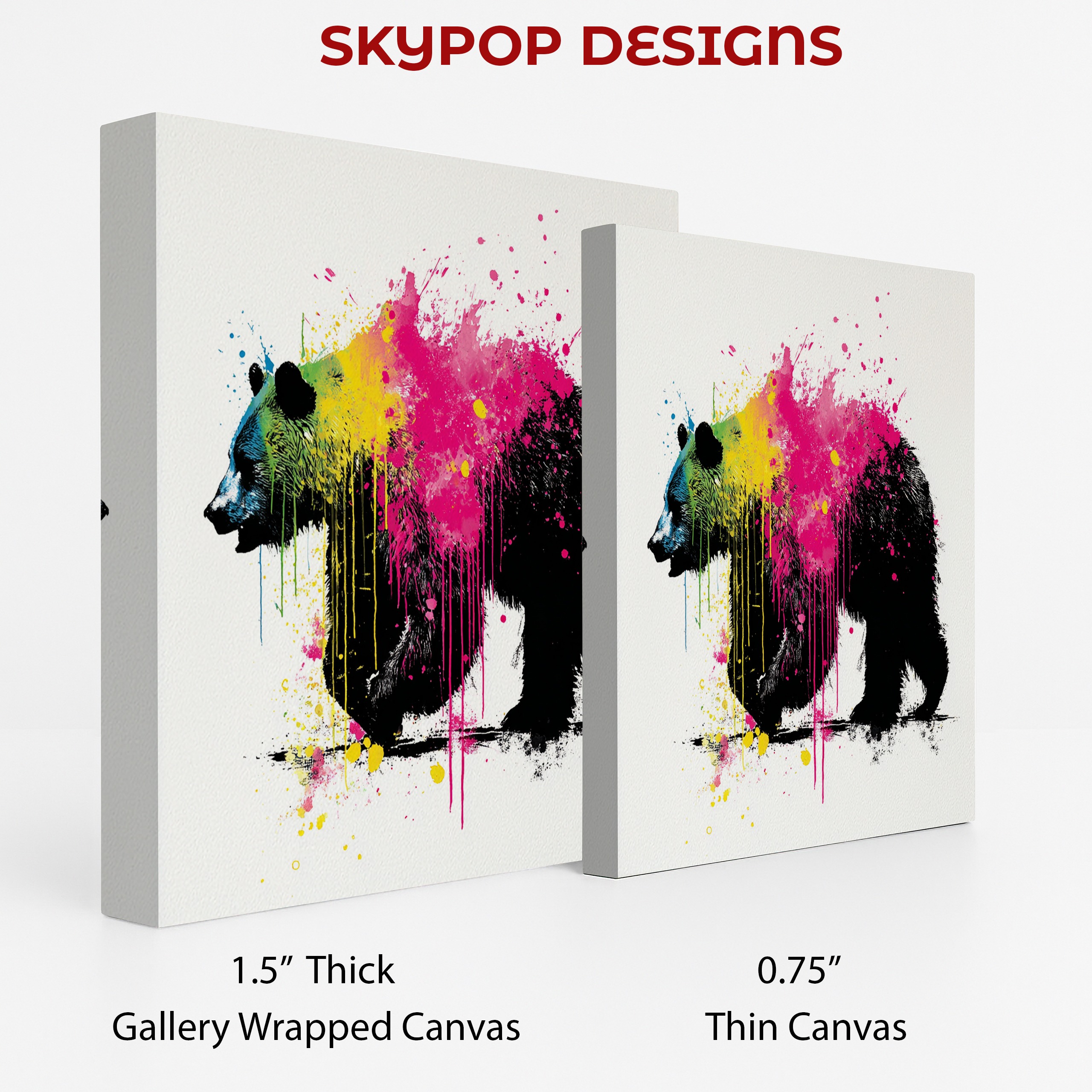 2.jpg Colorful Bear Art