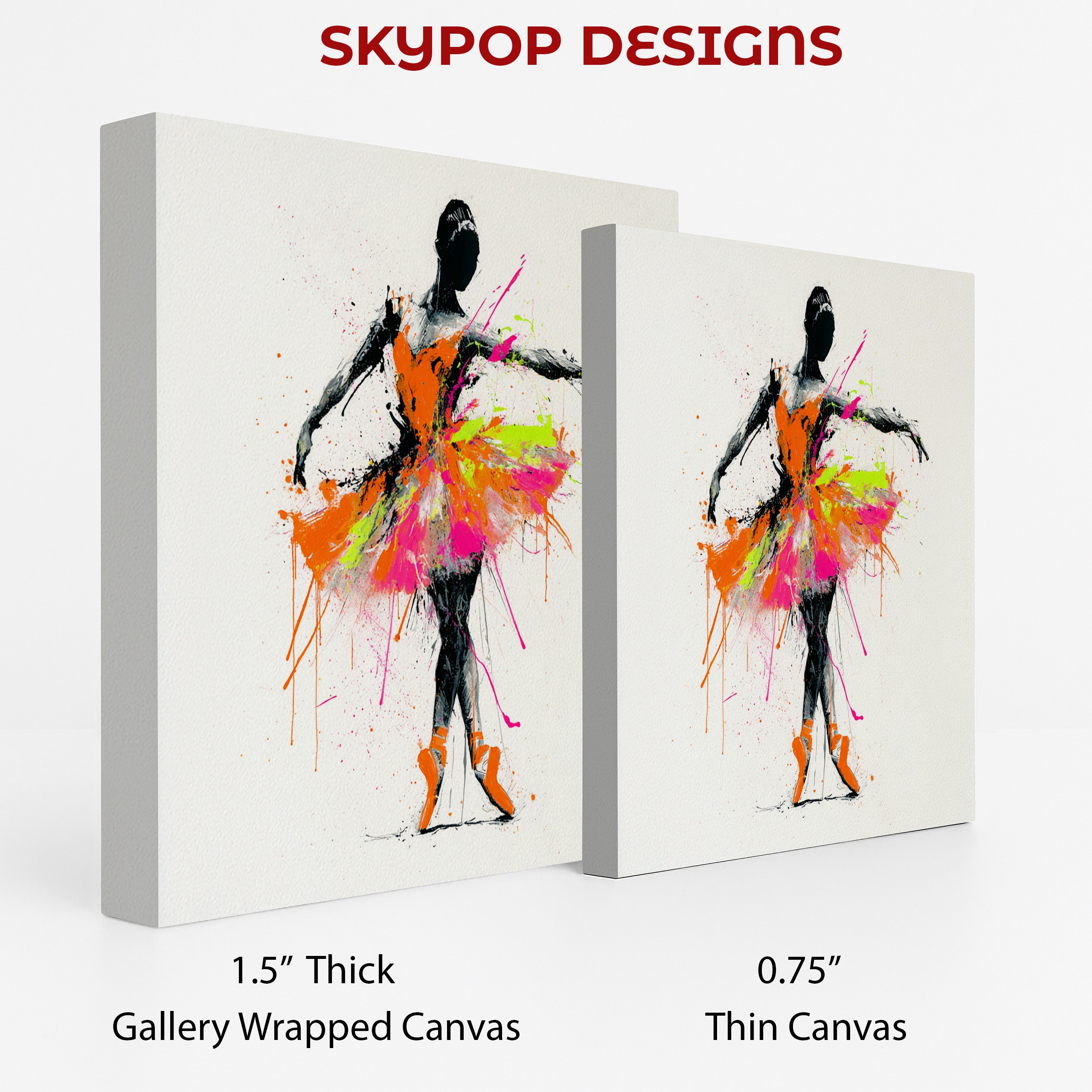 2.jpg Colorful Ballet Dancer Art