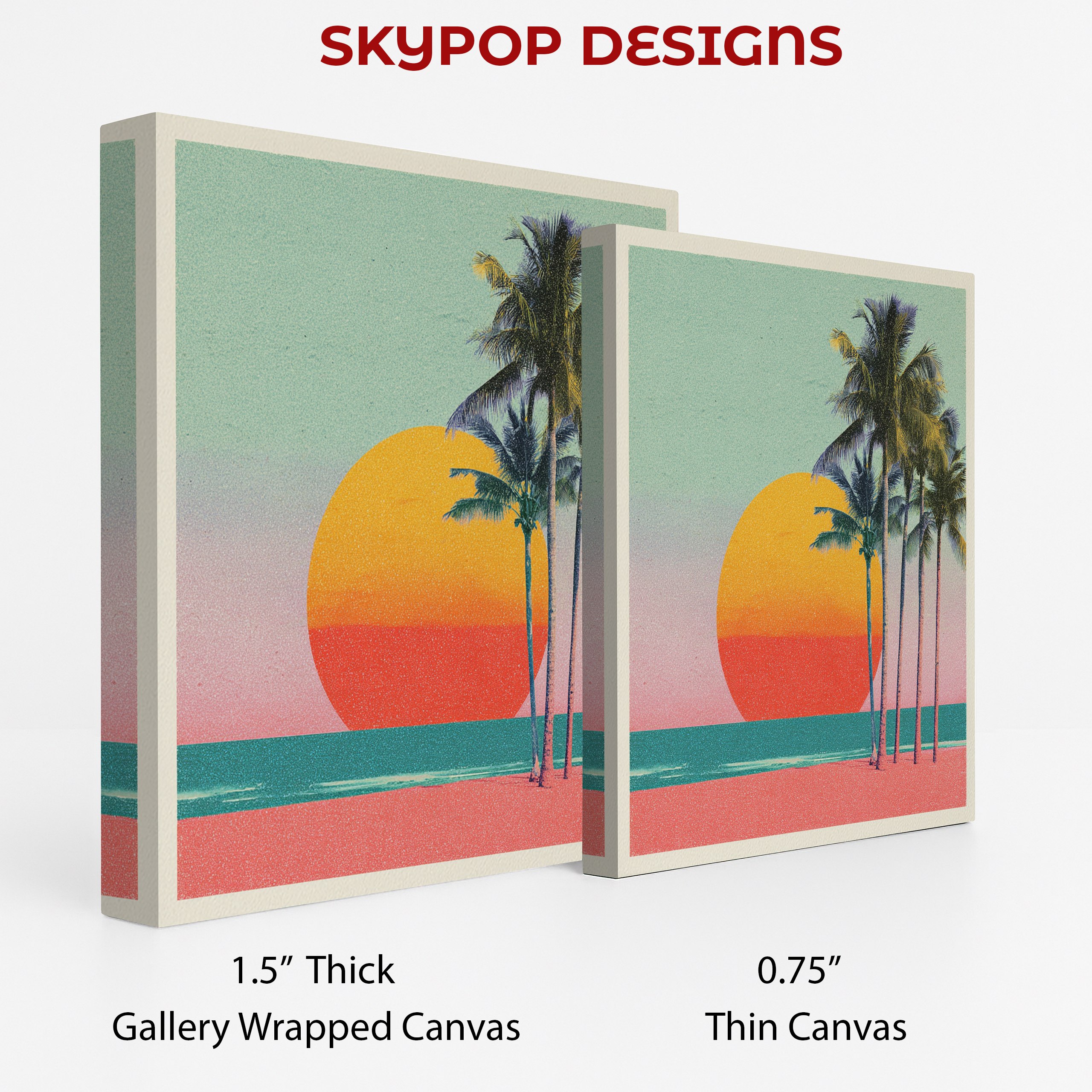 2.jpg Tropical Sunset Palm Art