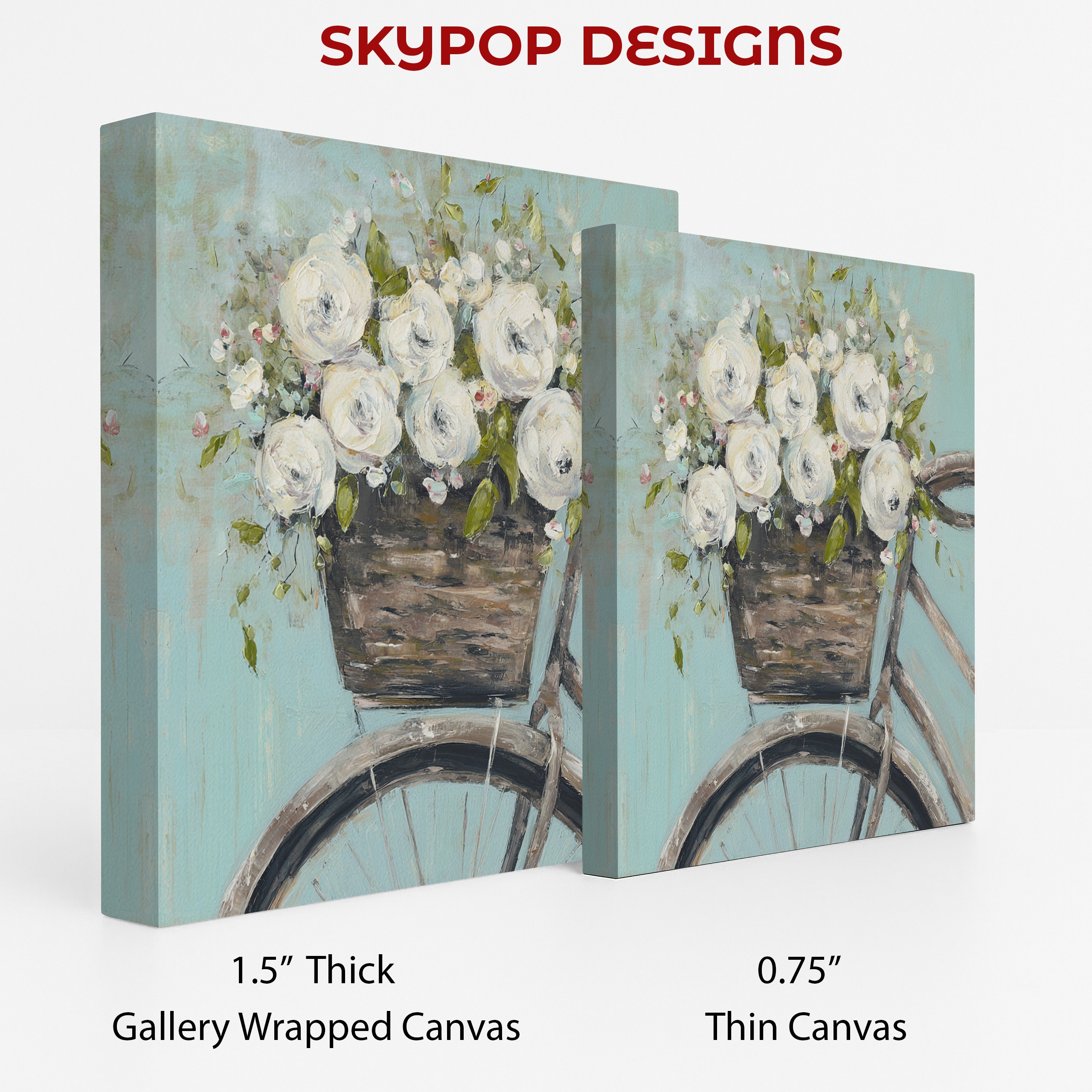 2.jpg Bicycle Flower Basket Art