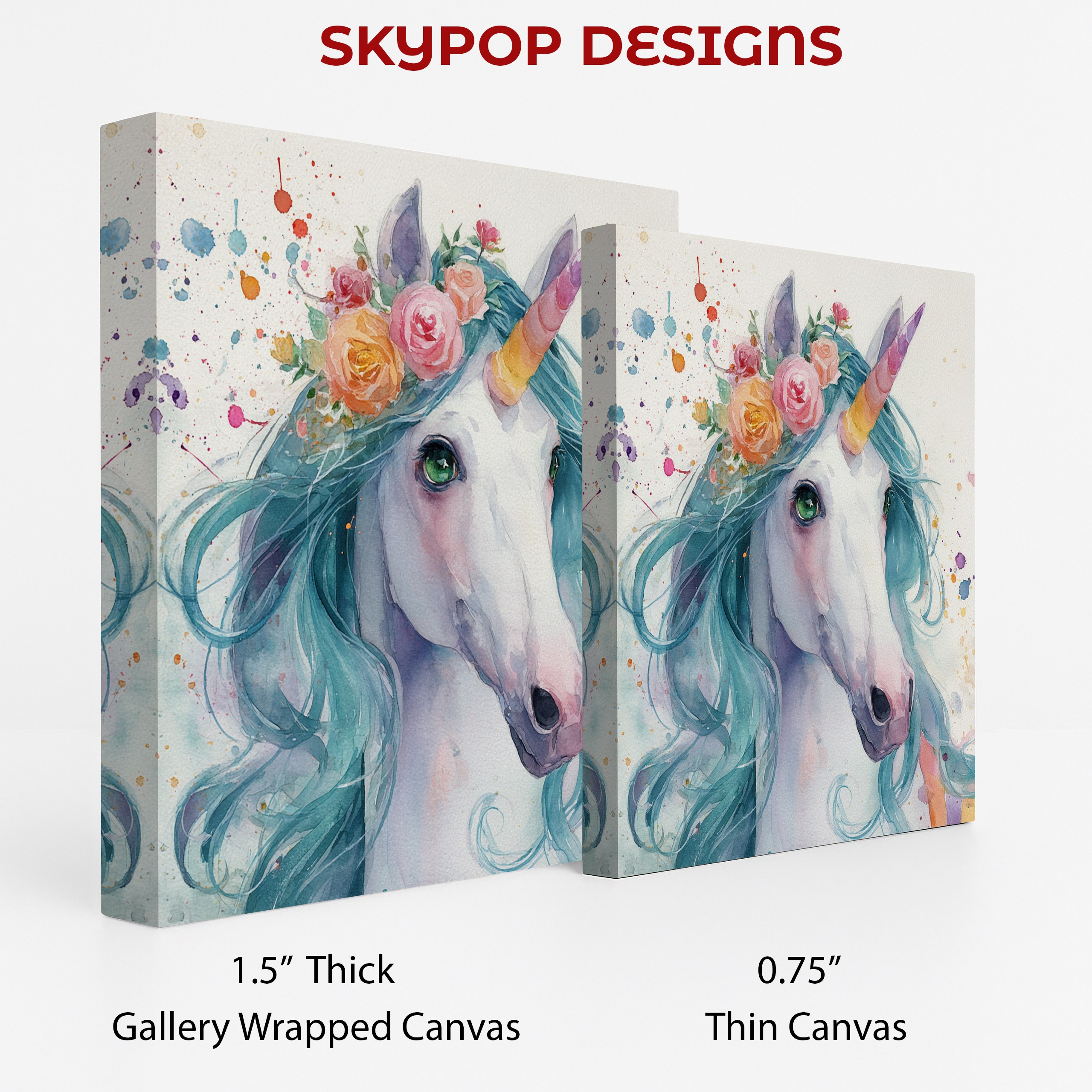 2.jpg Unicorn Flower Crown Art