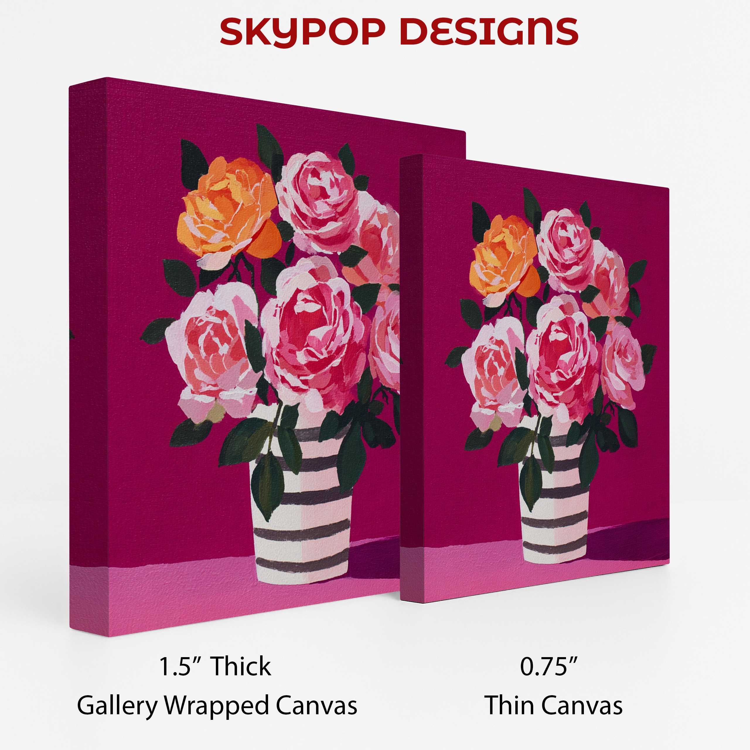 2.jpg Vibrant Rose Bouquet Art