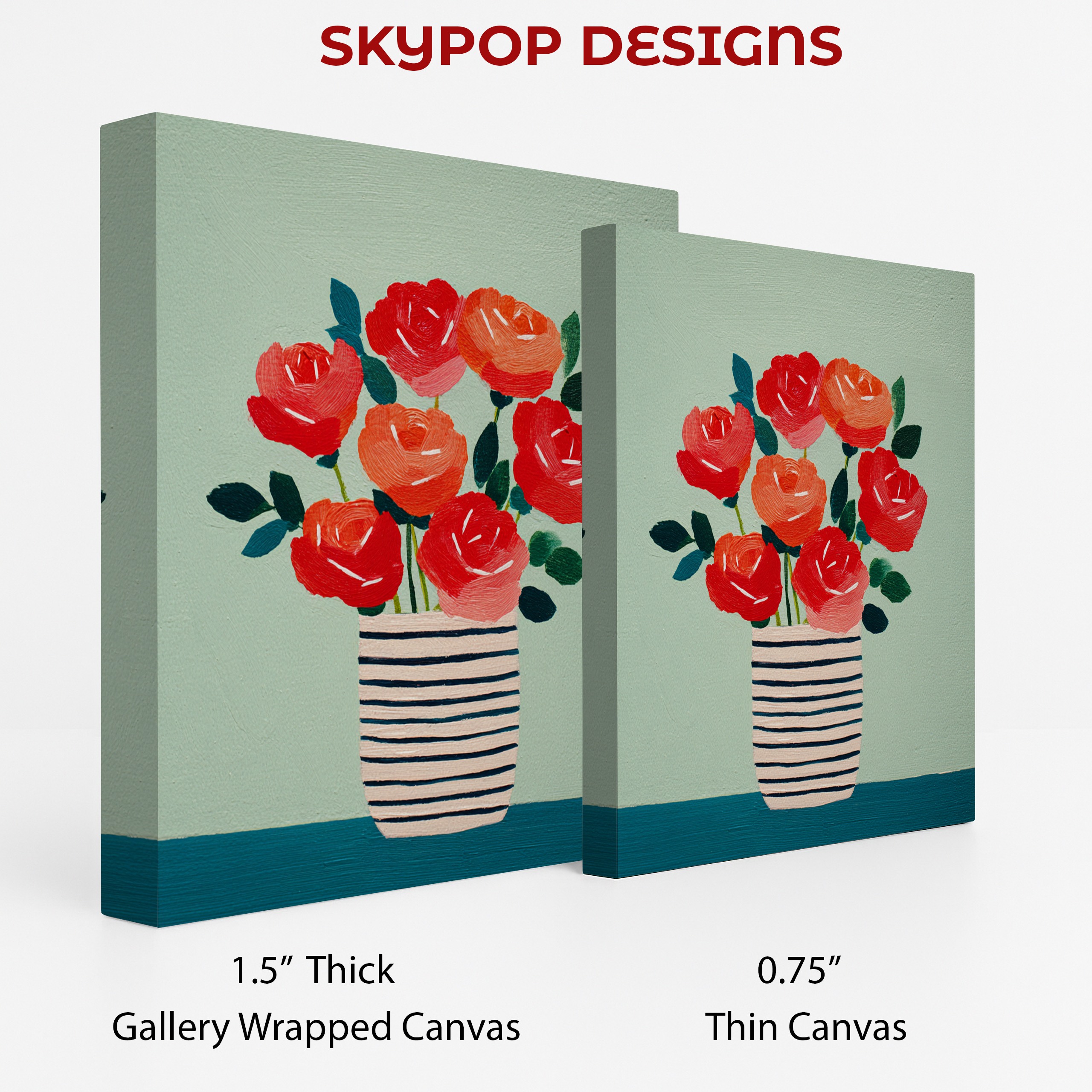 2.jpg Red Roses Vase Art