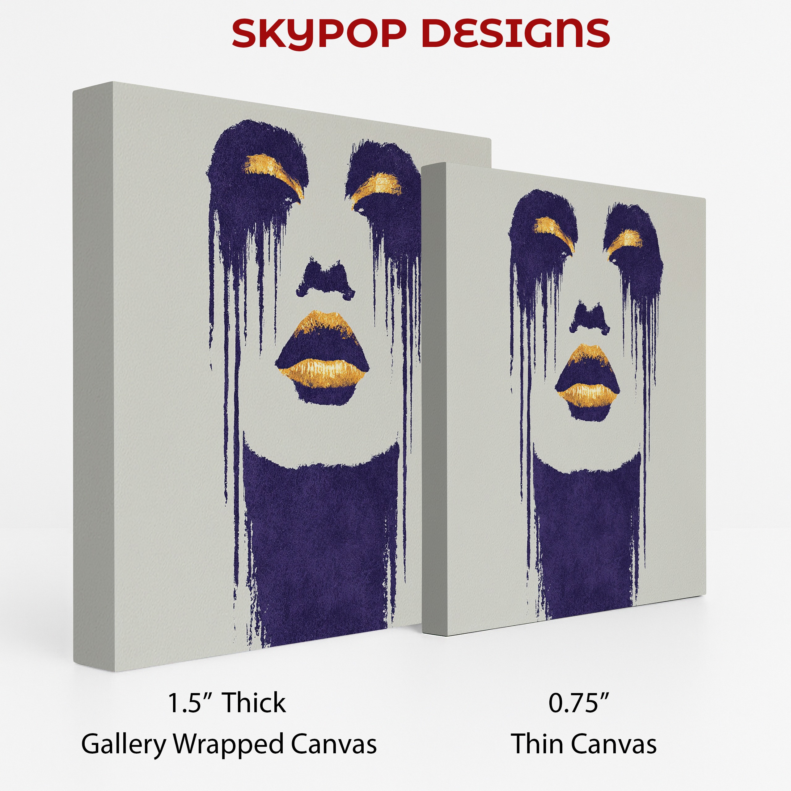 2.jpg Dripping Gold Lips Art