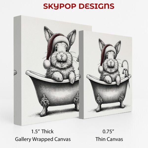 Bunny Bath Time Art