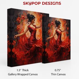 Passionate Dancer Red Art