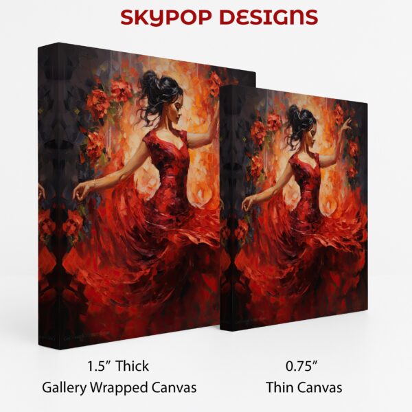Passionate Dancer Red Art