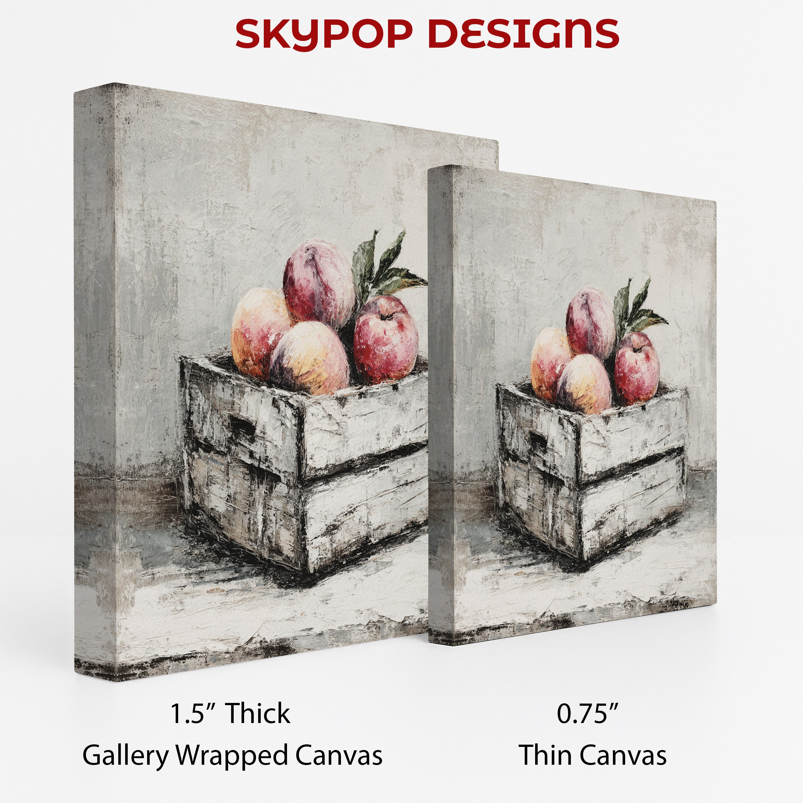 2.jpg Rustic Peach Crate Art