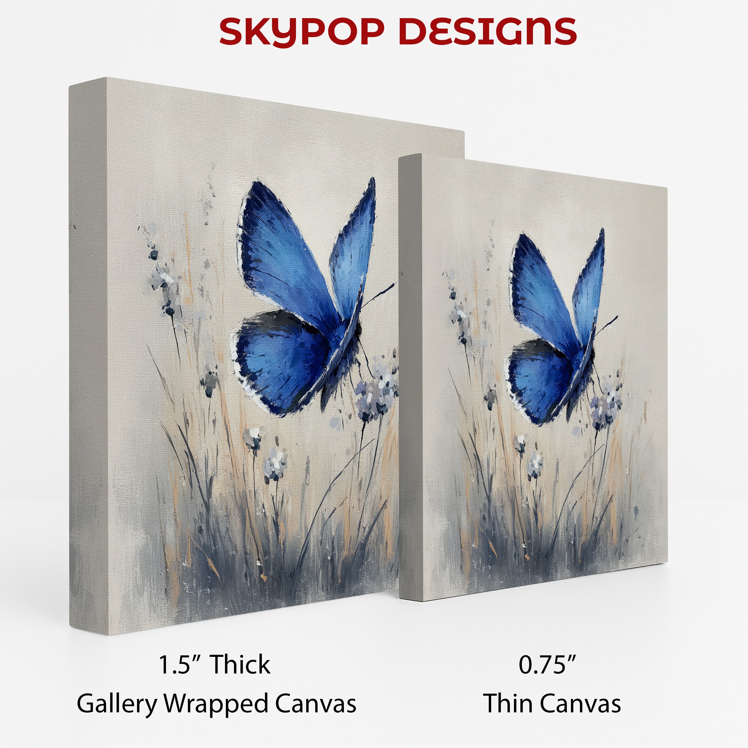 2.jpg Blue Butterfly Art