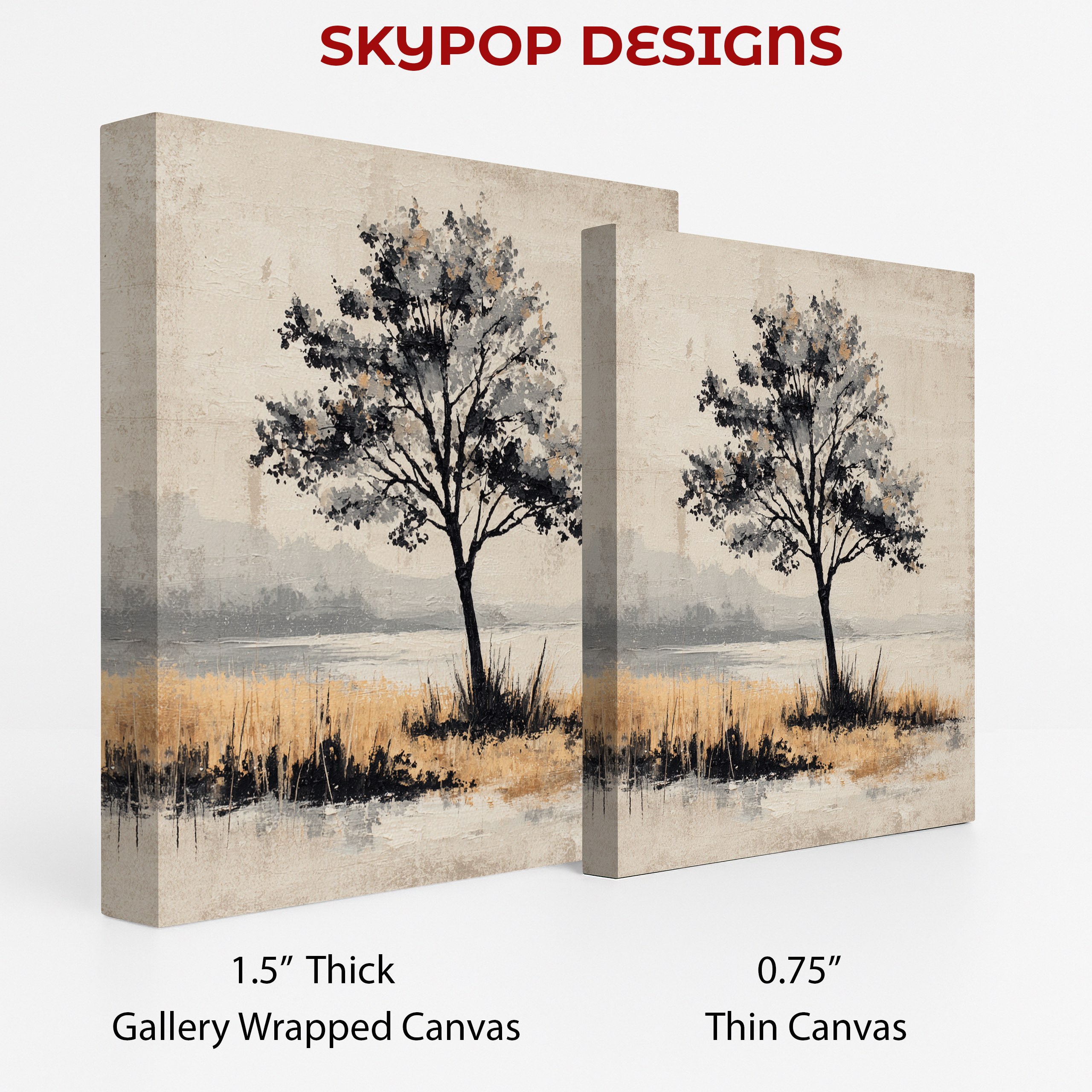 2.jpg Solitary Tree Landscape Art