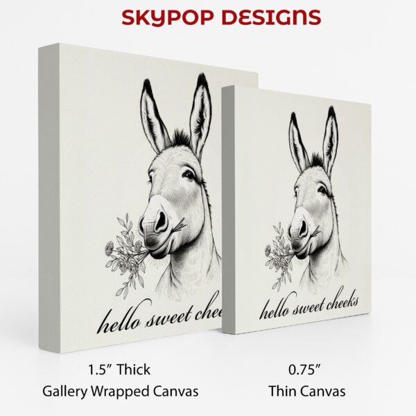 Donkey with Flowers Art