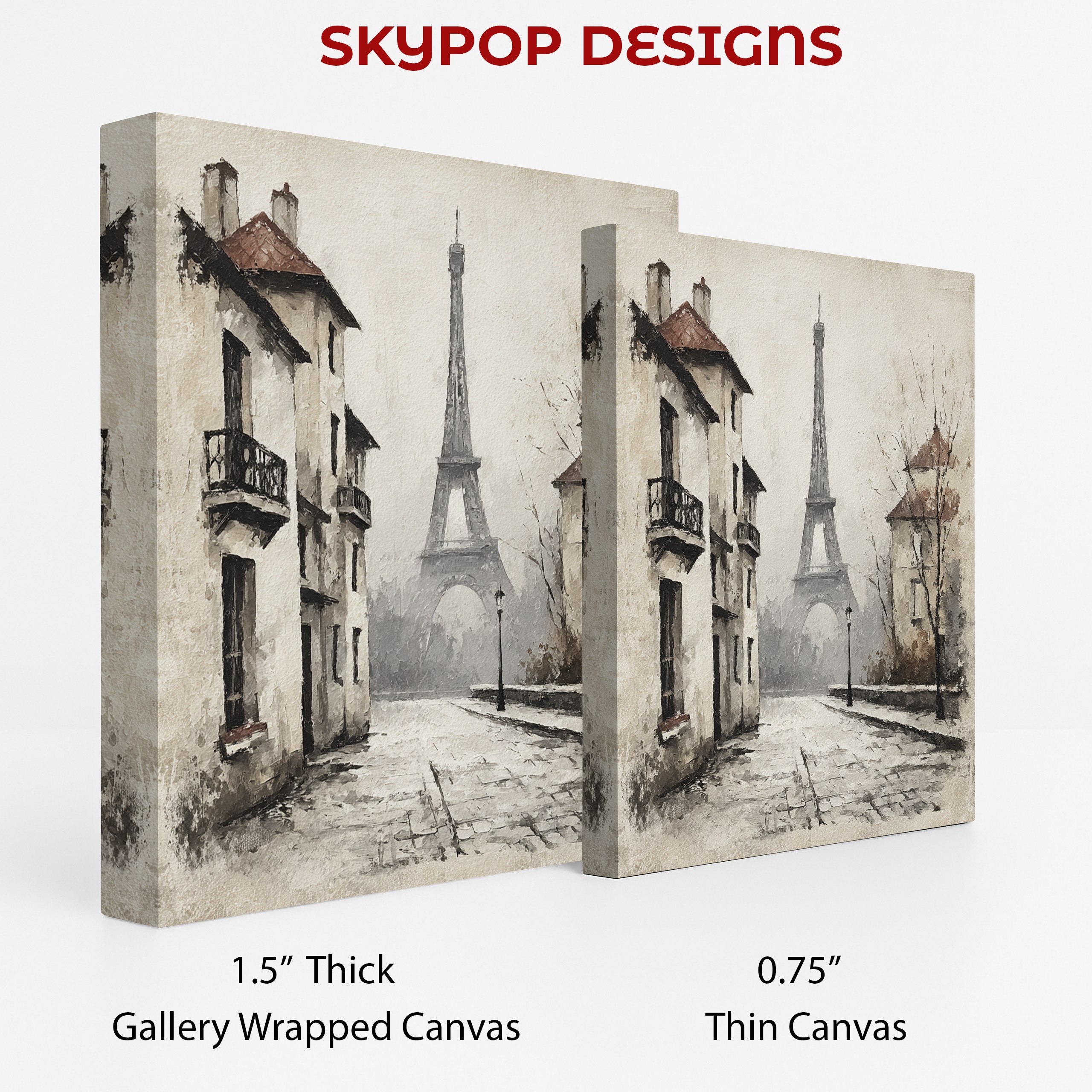 2.jpg Parisian Street Eiffel Tower Art