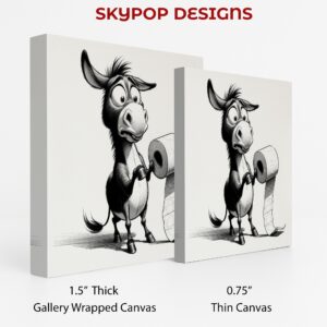 Donkey Toilet Paper Art