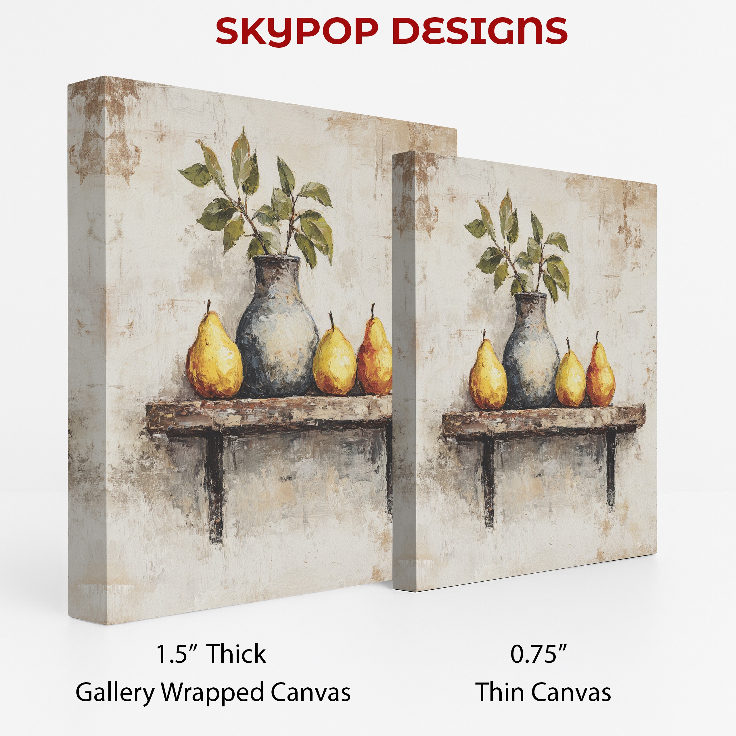 2.jpg Pears and Leaves Art